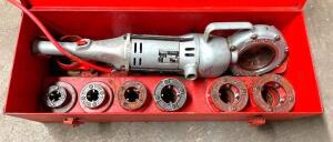 DESCRIPTION: RIDGID MODEL 700 POWER HAND THREADER SET AS SHOWN LOCATION: SHOWROOM #2 QTY: 1