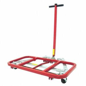 DESCRIPTION (1) LIFT AND ROLL DESK AND FURNITURE DOLLY BRAND/MODEL DAYTON #30E986 ADDITIONAL INFORMATION RETAILS FOR $258.07 EA SIZE 600 LB LOAD CAP 1