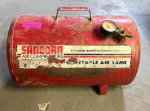 DESCRIPTION: SANBORN PORTABLE AIR TANK LOCATION: SHOWROOM #2 QTY: 1