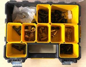 DESCRIPTION: DEWALT HARDWARE ORGANIZER W/ CONTENTS INCLUDED LOCATION: SHOWROOM #2 QTY: 1