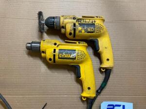 DESCRIPTION: (2) DEWALT 3/8" ROTARY DRILLS LOCATION: SHOWROOM #2 QTY: 2