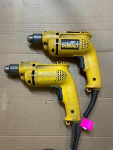 DESCRIPTION: (2) DEWALT 3/8" ROTARY DRILLS LOCATION: SHOWROOM #2 QTY: 2