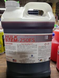 DESCRIPTION (1) CONCENTRATED DETERGENT BRAND/MODEL HULK SYSTEM 250FS SIZE 1 GALLON THIS LOT IS ONE MONEY QTY 1