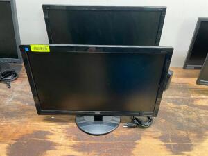 DESCRIPTION: (2) 24" AOX LCD MONITORS SIZE 24" LOCATION: SHR2 THIS LOT IS: SOLD BY THE PIECE QTY: 2