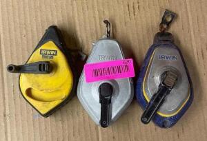 DESCRIPTION: (3) IRWIN CHALK LINE TOOL LOCATION: SHOWROOM #2 QTY: 3