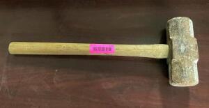 DESCRIPTION: WOOD HANDLE SLEDGE HAMMER LOCATION: SHOWROOM 2 QTY: 1