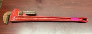 DESCRIPTION: 36" HEAVY DUTY PIPE WRENCH BRAND/MODEL: RIDGID LOCATION: SHOWROOM 2 QTY: 1