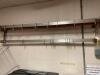 72" WALL MOUNTED POT RACK W/ HOOKS - 2