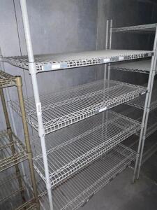 48" X 24" FOUR TIER WIRE SHELF