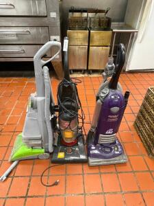 (3) ASSORTED VACUUM CLEANERS