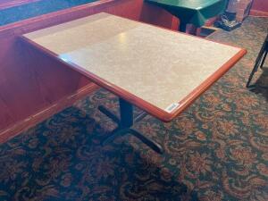 42" X 30" COMPOSITE TABLE W/ BASE