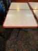 (2) 30" X 30" COMPOSITE TABLE W/ BASES - 2
