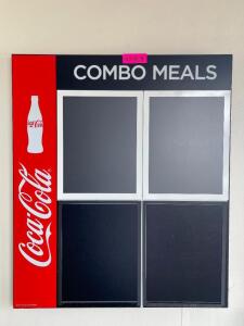 WALL MOUNTED COMBO MEALS DISPLAY