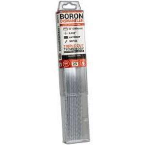 DESCRIPTION: (1) PACK OF (25) DISMANTLER BLADE BRAND/MODEL: BORON RETAIL$: $5.00 PER PACK SIZE: 12" X .042" QTY: 1