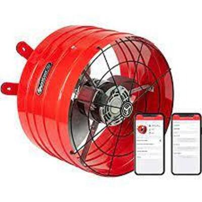 DESCRIPTION: (1) SMART ATTIC GABLE FAN BRAND/MODEL: QUIETCOOL #AFGSMTPRO-3.0 INFORMATION: RED RETAIL$: $179.00 EA QTY: 1