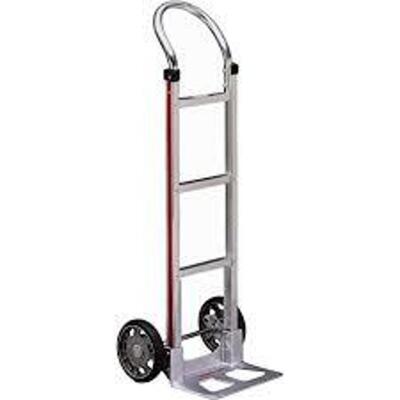 DESCRIPTION: (1) HAND TRUCK BRAND/MODEL: MAGLINER #59UY89 INFORMATION: ALUMINUM RETAIL$: $235.58 EA SIZE: 500 LB CAP QTY: 1