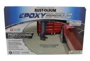 DESCRIPTION: (1) FLOOR COATING KIT BRAND/MODEL: RUST-OLEUM #1TBG4 RETAIL$: 289.45 SIZE: 2GAL QTY: 1