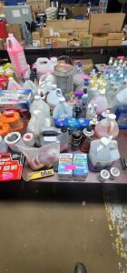 DESCRIPTION: (1) MISC TABLE OF CHEMICALS QTY: 1