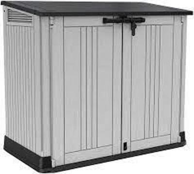 DESCRIPTION: (1) PRIME STORAGE SHED BRAND/MODEL: KETER STORE IT OUT INFORMATION: IMAGES ARE FOR ILLUSTRATION PURPOSES ONLY AND MAY NOT BE AN EXACT REP