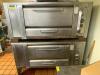 DESCRIPTION: BAKERS PRIDE DOUBLE STACK GAS DECK OVEN /W 34" DOORS BRAND / MODEL: BAKERS PRIDE ADDITIONAL INFORMATION NATURAL GAS. STONES IN GOOD CONDI - 2