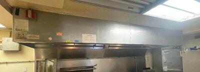 DESCRIPTION: 13' X 48" STAINLESS EXHAUST HOOD SYSTEM W/ FAN. ADDITIONAL INFORMATION FIRE SUPPRESSION IS NOT INCLUDED. BCL CAN HAVE THIS ITEM PROFESSIO