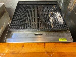 DESCRIPTION: STAR 24" RADIANT CHARBROILER BRAND / MODEL: STAR ADDITIONAL INFORMATION NATURAL GAS. MISSING (1) KNOB SIZE 24" LOCATION: KITCHEN QTY: 1