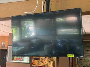 NAME: 39" VIZIO TV WITH CELING MOUNT DESCRIPTION: 39" VIZIO TV WITH CELING MOUNT ADDITIONAL INFORMATION: MOUNT AND TV ONLY. LOCATION: DINING AREA THIS