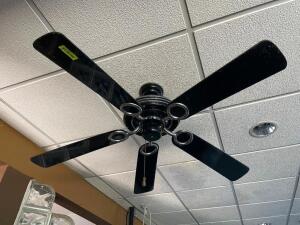 NAME: (2) - CEILING FANS DESCRIPTION: (2) - CEILING FANS LOCATION: DINING AREA THIS LOT IS: SOLD BY THE PIECE QTY: 2