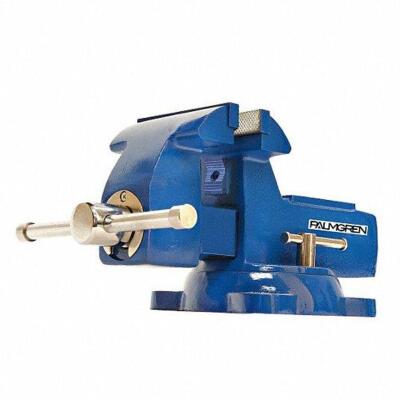 DESCRIPTION: (1) COMBINATION VISE BRAND/MODEL: PALMGREN #19D152 INFORMATION: BLUE RETAIL$: $395.05 EA SIZE: 5" JAW WIDE QTY: 1