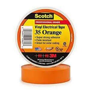 DESCRIPTION: (17) VINYL ELECTRICAL TAPE BRAND/MODEL: SCOTCH PROFESSIONAL GRADE INFORMATION: ORANGE, WHITE, YELLOW RETAIL$: $13.71 PER ROLL SIZE: 3/4"