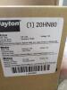 DESCRIPTION: (2) HVAC MOTOR BRAND/MODEL: DAYTON #20HN80 INFORMATION: 1/50 HP RETAIL$: $57.18 EA SIZE: 1550 RPM 1 SPEED QTY: 2 - 3