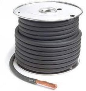 DESCRIPTION: (1) SPOOL OF WELDING CABLE BRAND/MODEL: GROTE #82-5721 INFORMATION: BLACK RETAIL$: $84.99 EA SIZE: 2 GAUGE, 25' QTY: 1