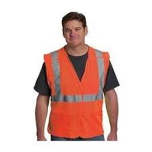 DESCRIPTION: (10) HI-VIS VEST BRAND/MODEL: PIP #302-5PMVOR-M INFORMATION: ORANGE RETAIL$: $11.00 EA SIZE: 5X QTY: 10