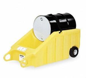 DESCRIPTION (1) ENPAC DRUM DISPENSING POLY DOLLY BRAND/MODEL 5300-YE-A ADDITIONAL INFORMATION YELLOW/FOR 55 GAL/LOAD CAPACITY: 600 LBS/RETAILS AT $651