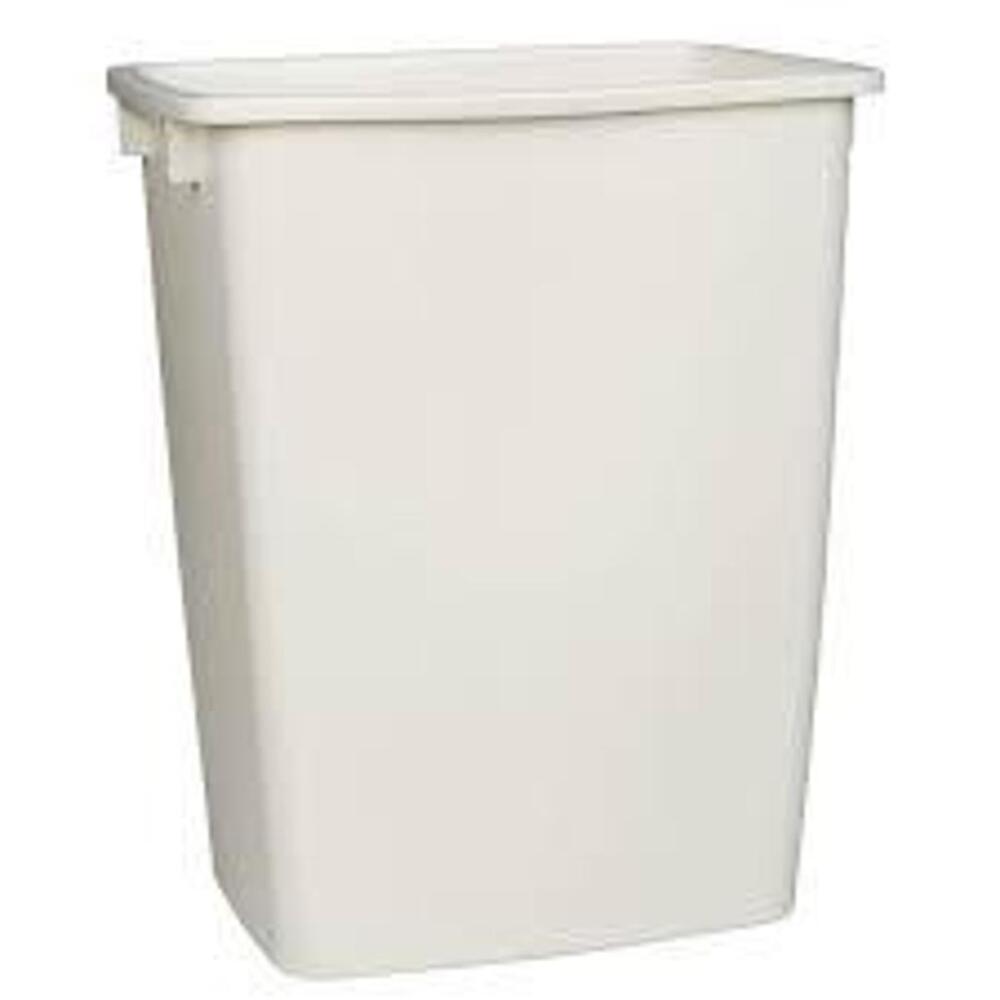 DESCRIPTION (2) WASTEBASKET BRAND/MODEL RUBBERMAID INFORMATION WHITE