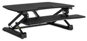 DESCRIPTION: (1) SIT AND STAND DESK CONVERTER BRAND/MODEL: MOUNT IT #MI-7927E RETAIL$: $219.00 EA SIZE: 37X23X631 QTY: 1