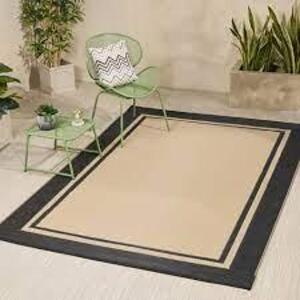 DESCRIPTION: (2) OUTDOOR AREA RUG INFORMATION: BROWN SIZE: 4X6 QTY: 2