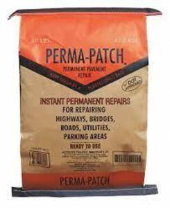 DESCRIPTION: (10) BAGS OF COLD PATCH BRAND/MODEL: PERMA-PATCH #3ZC17 INFORMATION: BLACK RETAIL$: $39.23 EA SIZE: 60 LB QTY: 10