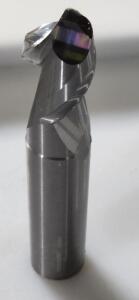 DESCRIPTION: (2) SOLID CARBIDE END MILL BRAND/MODEL: DATA FLUTE HSM21000 .090 RAD RETAIL$: 169.99 SIZE: 1" x 5" QTY: 2