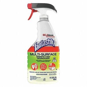 DESCRIPTION: (4) DISINFECTANT AND DEGREASER BRAND/MODEL: FANTASTIK #56DY50 INFORMATION: TRIGGER SPRAY RETAIL$: $30.00 TOTAL SIZE: 32 OZ QTY: 4