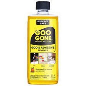 DESCRIPTION: (6) GOO ADHESIVE REMOVER BRAND/MODEL: GOO GONE RETAIL$: $5.99 EA SIZE: 8 FL OZ QTY: 6