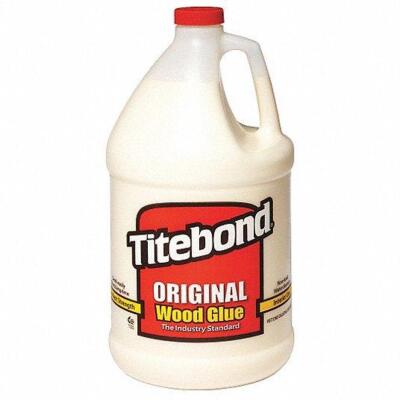 DESCRIPTION: (1) WOOD GLUE BRAND/MODEL: TITEBOND ORIGINAL #1FCC7 INFORMATION: YELLOW RETAIL$: $27.80 EA SIZE: 1 GALLON QTY: 1