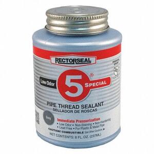 DESCRIPTION: (6) PIPE THREAD SEALANT BRAND/MODEL: RECTORSEAL #41JG44 RETAIL$: $21.52 EA SIZE: 8 OZ QTY: 6