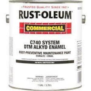 DESCRIPTION: (2) RUST PREVENTATIVE MAINTENANCE PAINT BRAND/MODEL: RUST-OLEUM C740 INFORMATION: SAFETY YELLOW RETAIL$: $125.90 EA SIZE: 1 GALLON QTY: 2