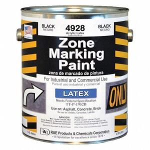 DESCRIPTION: (2) TRAFFIC ZONE MARKING PAINT BRAND/MODEL: RAE #3EHJ3 INFORMATION: BLACK RETAIL$: $65.89 EA SIZE: 1 GALLON QTY: 2