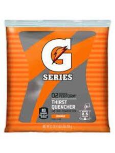 DESCRIPTION: (1) CASE OF APPROX (12) THIRST QUENCHER PACKETS BRAND/MODEL: GATORADE INFORMATION: ORANGE RETAIL$: $75.00 EA SIZE: 1 LB PACKETS QTY: 1