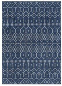 DESCRIPTION: (1) INDOOR/OUTDOOR RUG BRAND/MODEL: TAYSE/VND2007-NAVY INFORMATION: NAVY RETAIL$: $365.99 SIZE: 7'10" X 10'3" QTY: 1