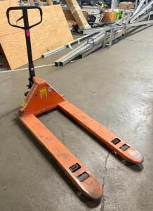 DESCRIPTION: MIGHTY LIFT PALLET JACK INFORMATION: 5500 LB. LOCATION: WAREHOUSE QTY: 1