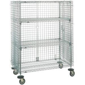 DESCRIPTION (1) METRO CHROME MOBILE WIRE SECURITY CABINET BRAND/MODEL SEC55EC ADDITIONAL INFORMATION CHROME/RETAILS AT $879.00 SIZE 30" X 60" THIS LOT