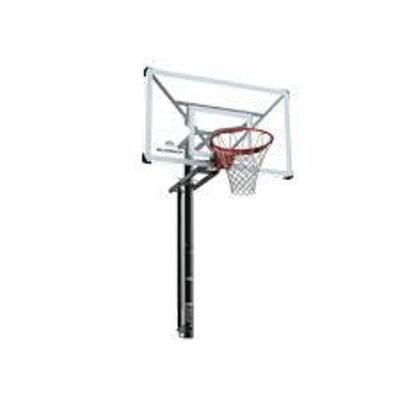 DESCRIPTION: (1) IN GROUND BASKETBALL HOOP WITH INFINITY EDGE BACKBOARD BRAND/MODEL: SBX RETAIL$: $1,699.00 EA SIZE: IMAGES ARE FOR ILLUSTRATION PURPO